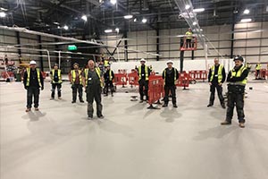 engineers carrying out safe working practices