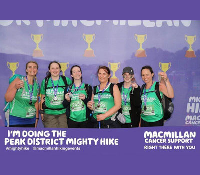 Hill Care Group staff at Macmillan Cancer Walk