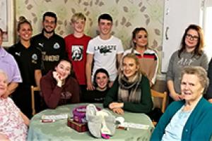 Bingo group at care home