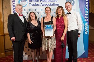 Etac R82 team at BHTA Awards 