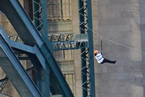 Woman zipping across the Tyne for charity and residents