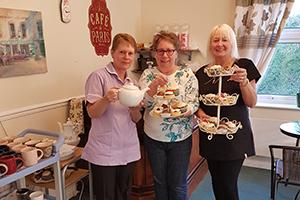 Care home’s first coffee morning 