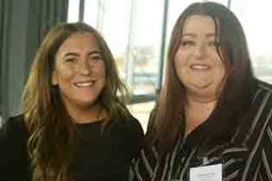 2 L to R Hannah Stevens and Lindy Greenwood of Dementia Matters