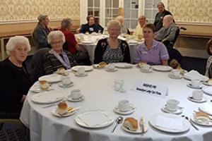 Peterlee elderly enjoying their tea party