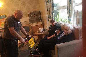 HC-One care home ‘pimps out zimmers’ to help residents recognise their frames 