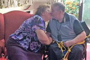 Party for resident’s ruby wedding anniversary