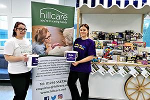 Hospital tombola helps care home raise funds for charity