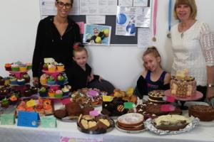 The bake sale at Thornhill Care Home