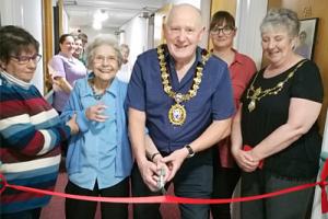 The opening of the EMBROIDERY exhibition at Mandale House Care Home