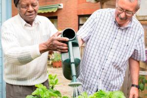 Man helping out for dementia action week