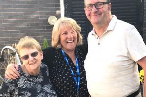 Wendy & Ivan at Garden Project for Dementia Clients