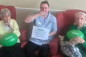 Chatterbox amy goes silent to support those with cancer