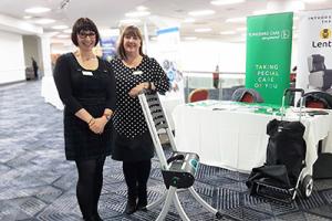 YAS staff with the Raizer emergency lifting chairs