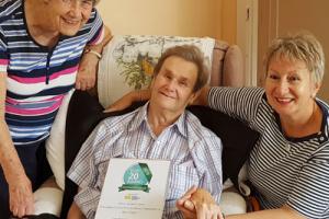 Promedica24 residents with Top 20 Care Provider Award