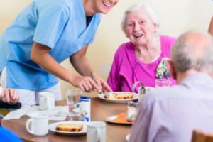 Mealtime in a care home - a chance to boost nutrition