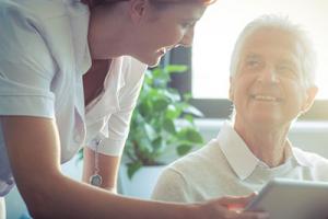 Lasting Power of Attorney - a care home nurse and resident