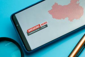 Breaking news: coronavirus spreads